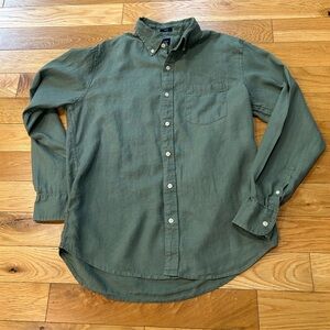 J Crew Linen Cotton Blend Shirt
